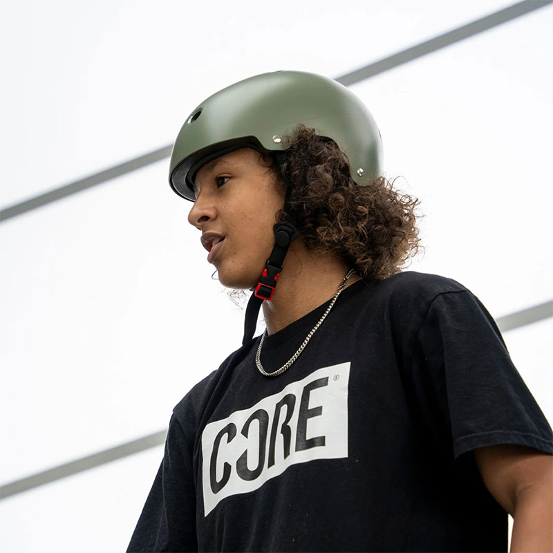 Core Action Sports helmet army green khaki ķivere