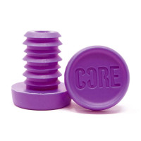 Core bar ends purple 17-19mm, 2 pcs.