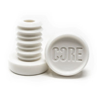Core bar ends white 17-19mm, 2 pcs.