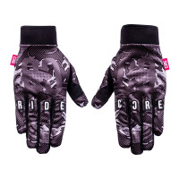 Core black camo protection gloves for scooters