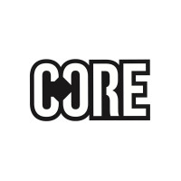 Core classic scooter sticker split black