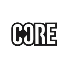 Core classic scooter sticker split black наклейка