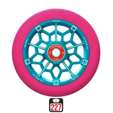 Core Hex Hollow 110mm pink/blue колеса для самокатов, 1 шт.