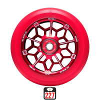 Core Hex Hollow 110mm red scooter wheels, 1 pcs.