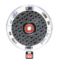 Core Hollowcore V2 110mm clear/black колеса для самокатов, 1 шт.