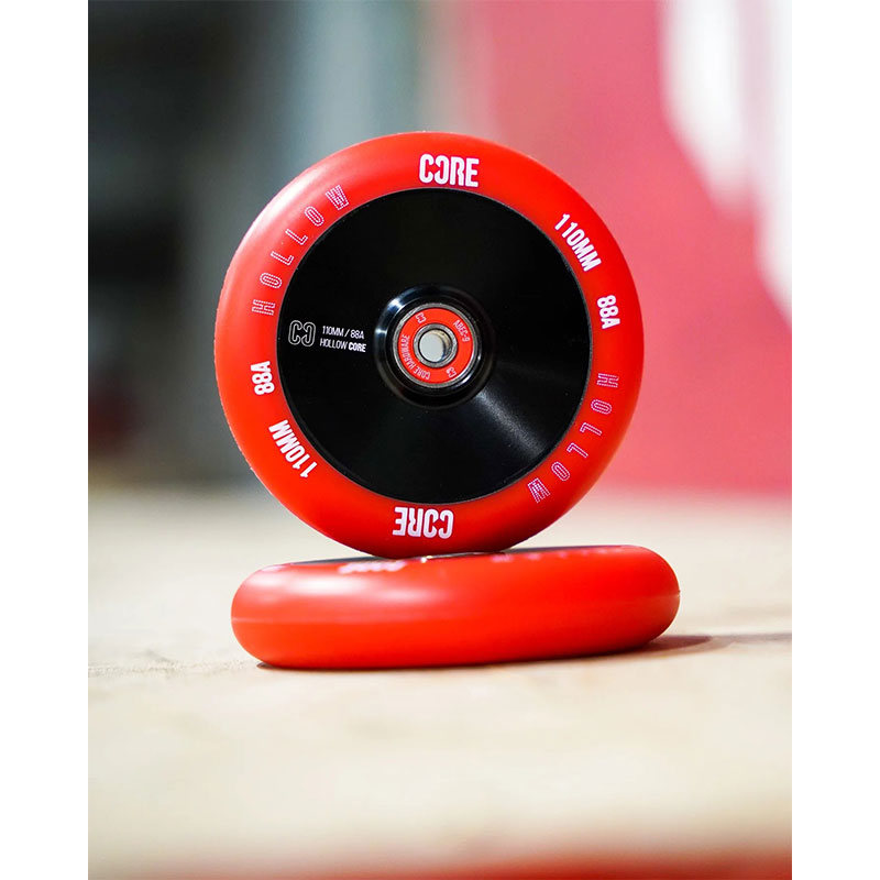 Core Hollowcore V2 110mm red/black skrejriteņu riteņi, 1 gab.