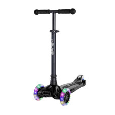 Core i-Glide 3 wheel kids scooter black trīsriteņu bērnu skrejritenis