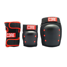 Core Skate pads 3-pack black aizsargu komplekts