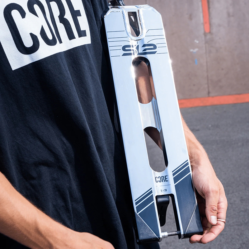 Core SL2 Forged pro 5x20″ chrome scooter deck