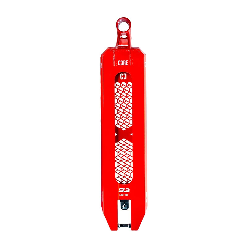Core SL3 deck 5.25x19.3″ red scooter deck