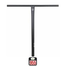 Core Super steel Nova bar 630x610mm black skrejriteņu stūre