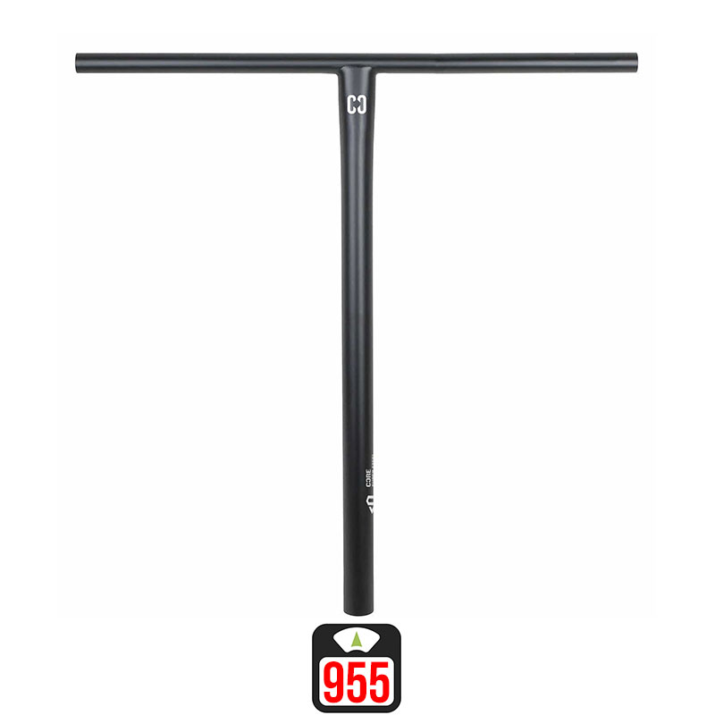 Core Super steel Nova bar 630x610mm black skrejriteņu stūre