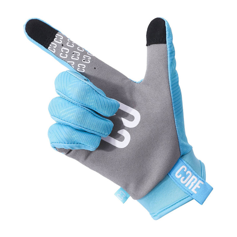 Core teal protection gloves for scooters