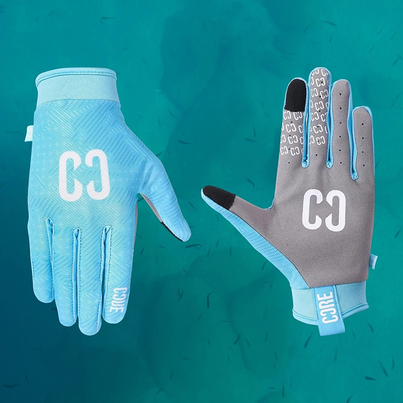 Core teal skrejriteņu cimdi