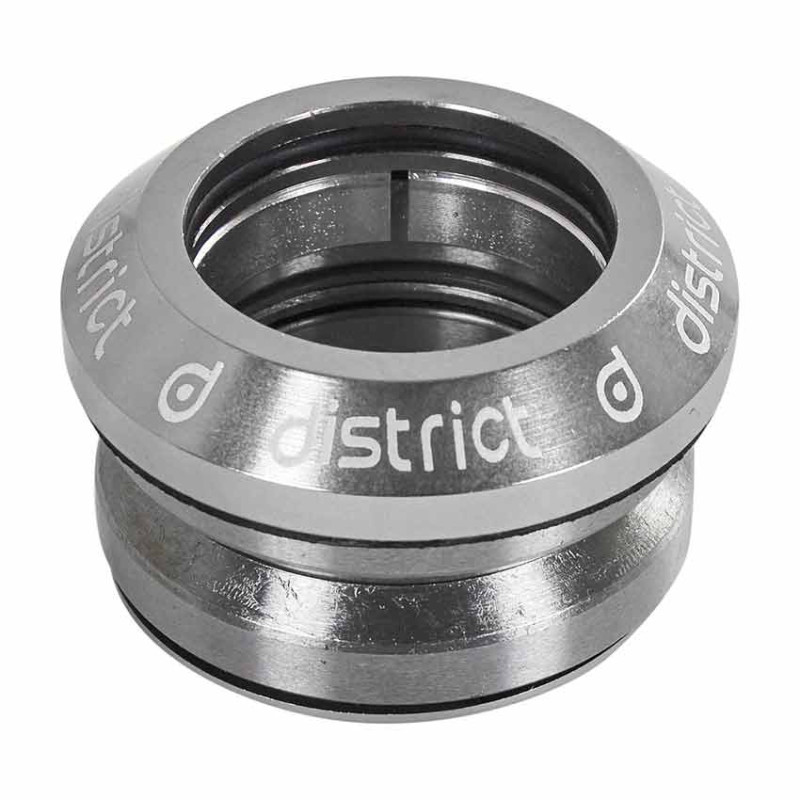 District Sseries integrated scooter headset silver