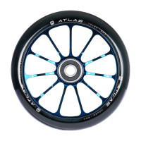 Ethic Atlas 110mm chrome blue scooter wheels, 1 pcs.