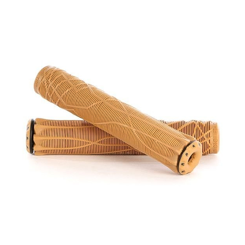 Ethic grips raw yellow scooter hand grips