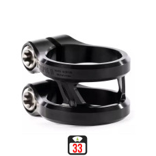 Ethic Sylphe V2 double clamp 31.8 black skrejriteņu stūres savilcējs