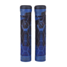 Fuzion hand grips HEX black/blue swirl skrejriteņu rokturi