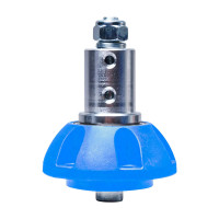 INDO pro trampoline scooter headset blue