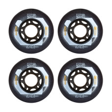IQON Access 72mm/85a dark grey inline skate wheels, 4 pcs.