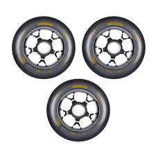 IQON Ally 110mm/88a dark grey inline skate wheels, 3 pcs.