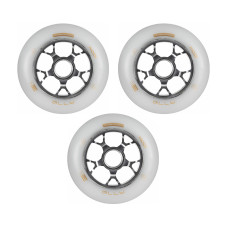 IQON Ally 110mm/88a natural inline skate wheels, 3 pcs.