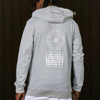 IQON Explore World zip hoodie džemperis