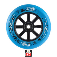 Longway Tyro Nylon Core 100mm blue колеса для самокатов, 1 шт.
