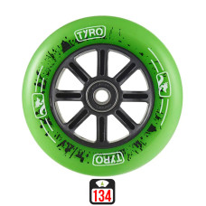 Longway Tyro Nylon Core 100mm wheel green, 1 шт.