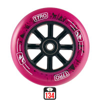 Longway Tyro Nylon Core 100mm pink колеса для самокатов, 1 шт.
