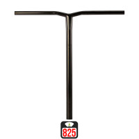 Lucky Obsidian kink Ti bar 710x610mm black chromium skrejriteņu stūre