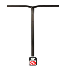 Lucky Obsidian kink Ti bar 710x610mm black chromium scooter bar