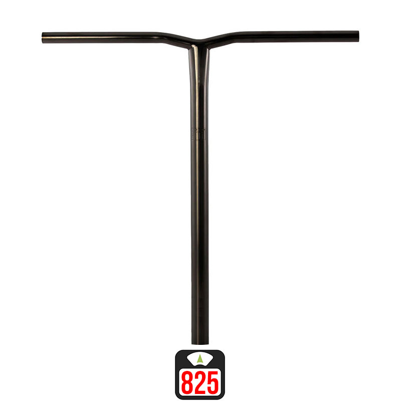 Lucky Obsidian kink Ti bar 710x610mm black chromium scooter bar