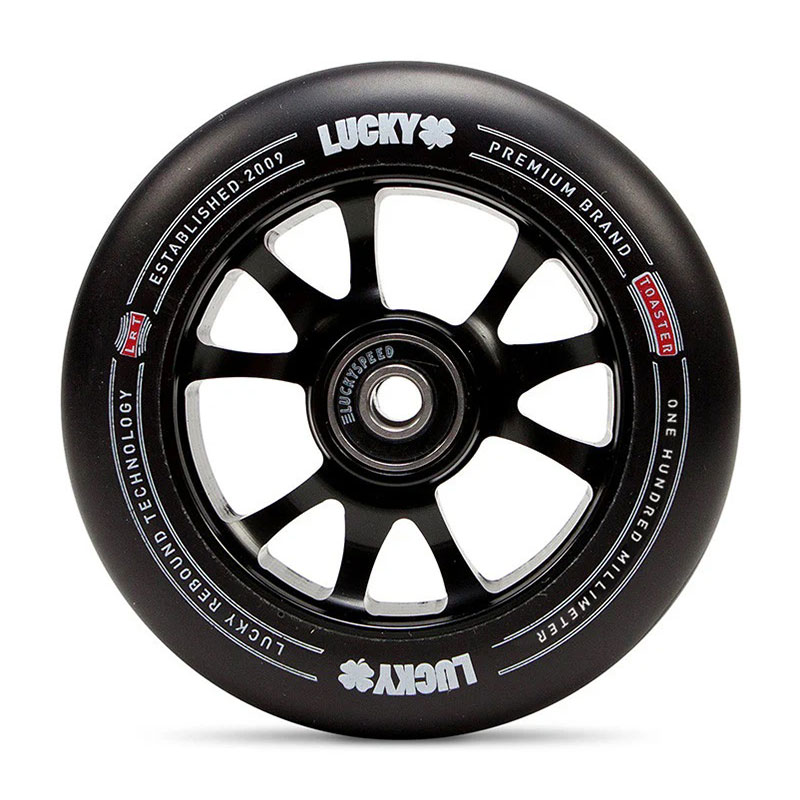 Lucky Toaster 100mm black scooter wheels, 1 pcs.