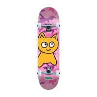 Meow skateboards Big Cat 7.5″ camo pink skateboard