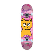 Meow skateboards Big Cat 7.5″ camo pink skateboard
