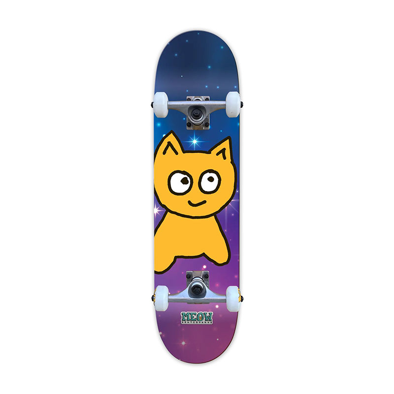 Meow skateboards Big Cat 7.5″ galaxy skateboard