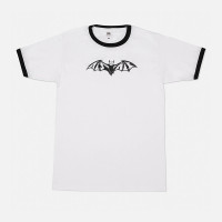 Mesmer BAT ringer white t-shirt