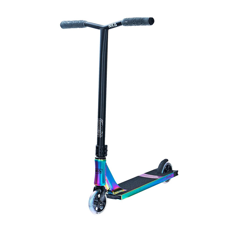 NKD Rally V4 matte rainbow stunt scooter