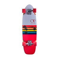 Ocean Pacific sunset 30″ white/red cruiser skateboard