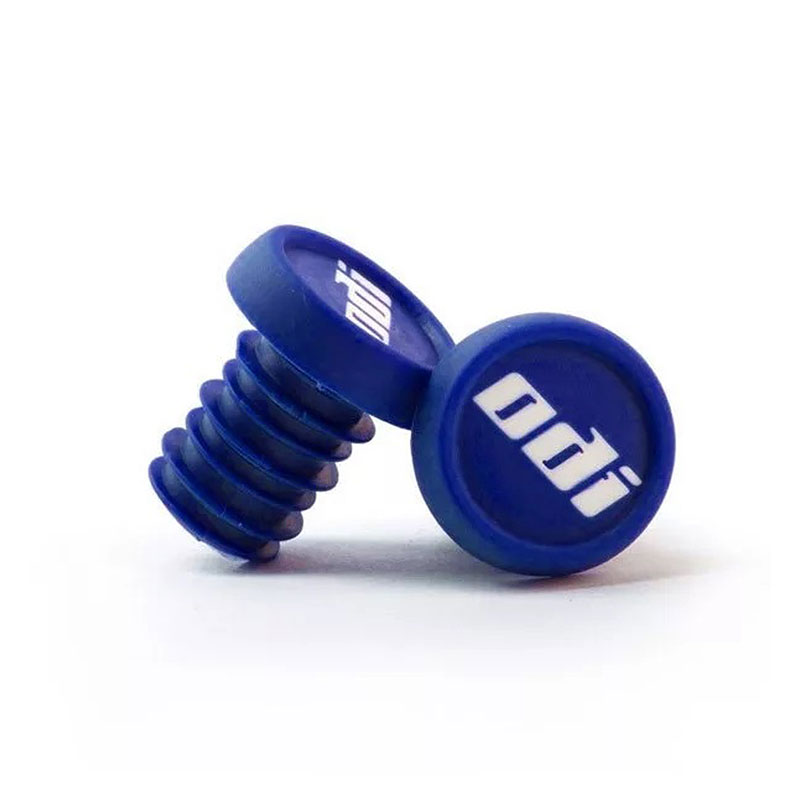 ODI bar ends blue 17-19mm баренды для рулей, 2 шт.