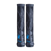 ODI Hucker flangeless grips black/blue skrejriteņu rokturi