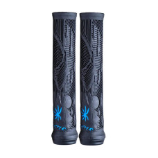 ODI Hucker flangeless grips black/blue scooter hand grips