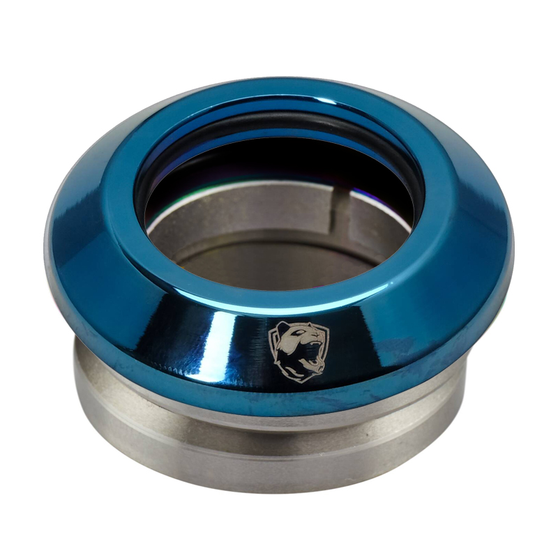 Panda integrated scooter headset blue