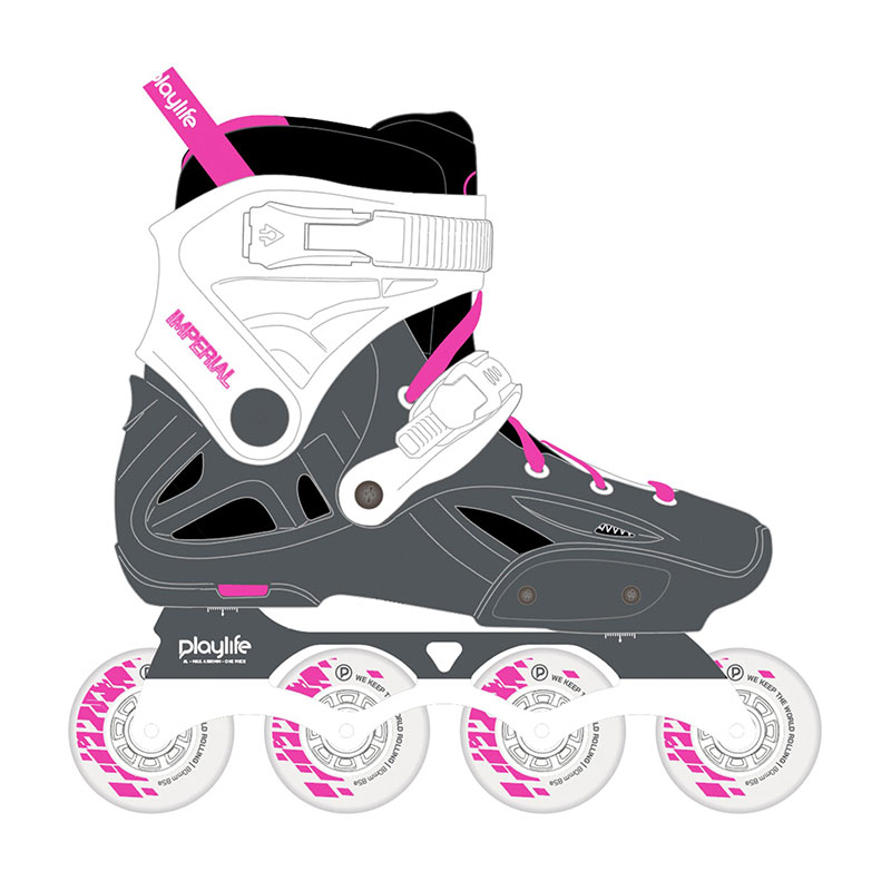 Playlife Imperial 80 Fuchsia skrtituļslidas