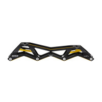 Powerslide 3X4 12″ 4x100mm 195mm black/gold frames
