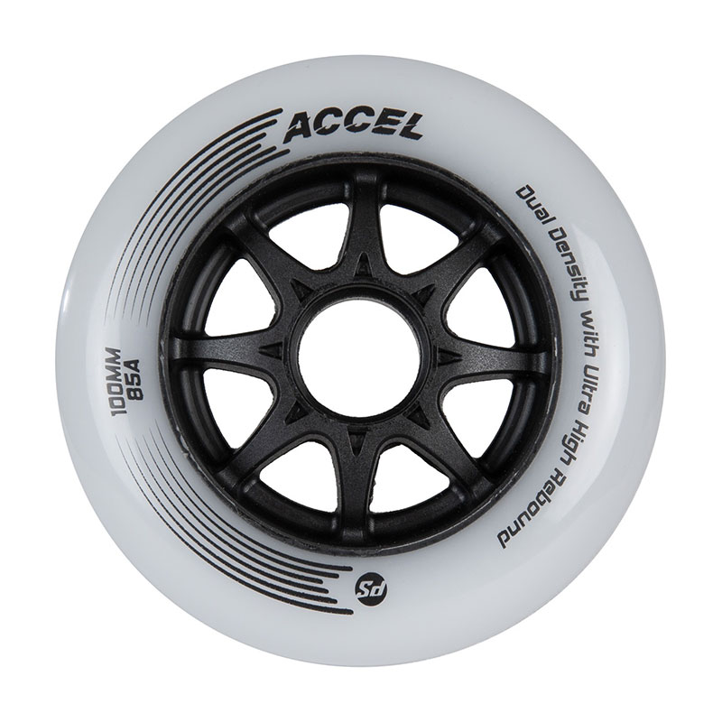 Powerslide Accel 100mm/85a inline skate wheels, 1 pcs.