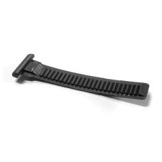 Powerslide buckle plastic strap black 10cm, 1 gab.