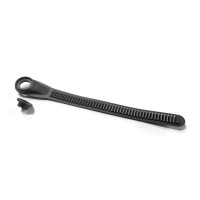Powerslide buckle plastic strap black 19cm, 1 gab.
